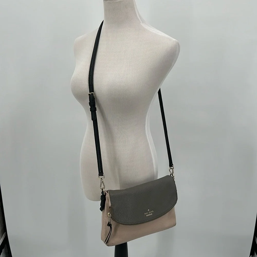 Kate Spade Two Tone Leather Crossbody Purse